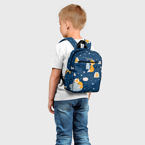 Детский рюкзак Спящий лисенокsleeping fox / 3D-принт – фото 5