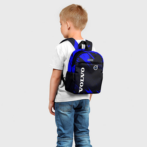 Детский рюкзак Volvo авто текстура / 3D-принт – фото 5