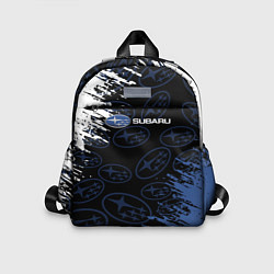 Детский рюкзак Subaru - Logo pattern, цвет: 3D-принт