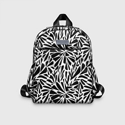 Детский рюкзак Черно белый абстрактный узор, цвет: 3D-принт