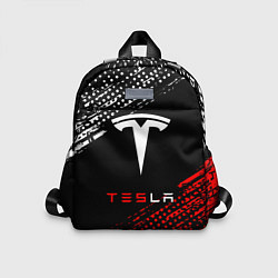 Детский рюкзак Tesla - Logo Pattern, цвет: 3D-принт