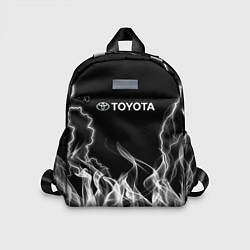 Детский рюкзак Toyota Молния с огнем, цвет: 3D-принт