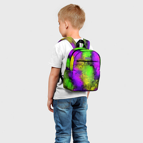 Детский рюкзак Акварель за стеклом / 3D-принт – фото 5