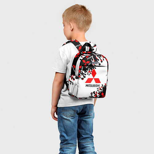 Детский рюкзак Mitsubishi Fire Pattern / 3D-принт – фото 5
