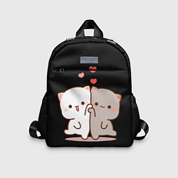 Детский рюкзак Кошачья любовь навсегда Kitty love forever, цвет: 3D-принт
