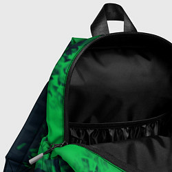 Детский рюкзак Valorant Green Fire, цвет: 3D-принт — фото 2