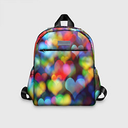 Детский рюкзак Множество капель любви образует море, цвет: 3D-принт