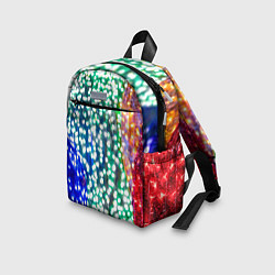 Детский рюкзак Новогодняя инсталляция - Шары, цвет: 3D-принт — фото 2