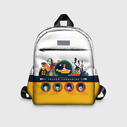 Детский рюкзак Yellow Submarine Мультфильм 3D, цвет: 3D-принт