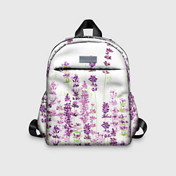 Детский рюкзак Цветы Лаванды акварелью