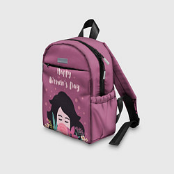 Детский рюкзак Happy Womens Day, цвет: 3D-принт — фото 2