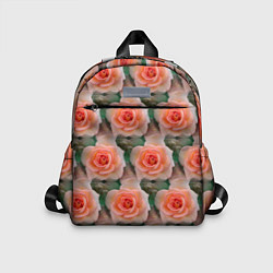 Детский рюкзак Нежные розы паттерн