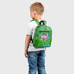 Детский рюкзак Разные спорт Sport, цвет: 3D-принт — фото 2