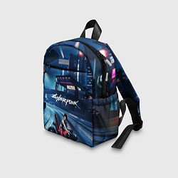 Детский рюкзак Vi на мото Cyberpunk 2077, цвет: 3D-принт — фото 2