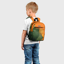 Детский рюкзак Зеленые дюны, цвет: 3D-принт — фото 2