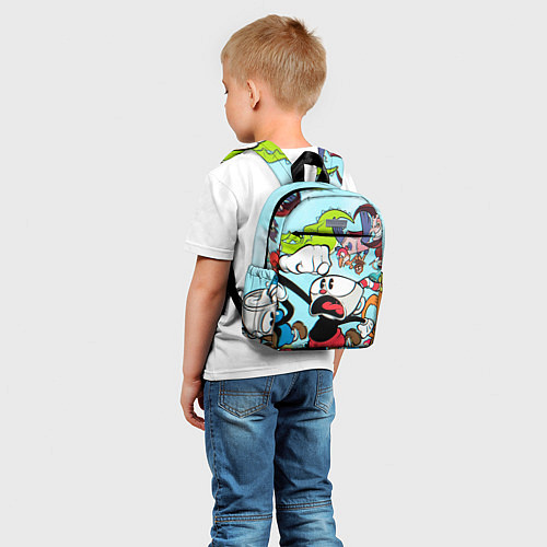 Детский рюкзак Побег От Боссов Магман Cuphead / 3D-принт – фото 5