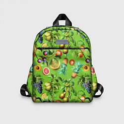 Детский рюкзак Сочные фрукты паттерн, цвет: 3D-принт