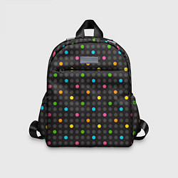 Детский рюкзак Разноцветные точки, цвет: 3D-принт