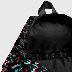 Детский рюкзак ФОРМУЛЫ ГЛИТЧ GLITCH, цвет: 3D-принт — фото 2