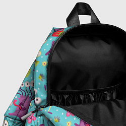 Детский рюкзак Веселые чудики детский клипарт, цвет: 3D-принт — фото 2