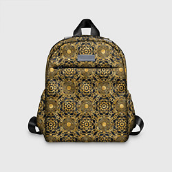 Детский рюкзак Классический узор золотой, цвет: 3D-принт