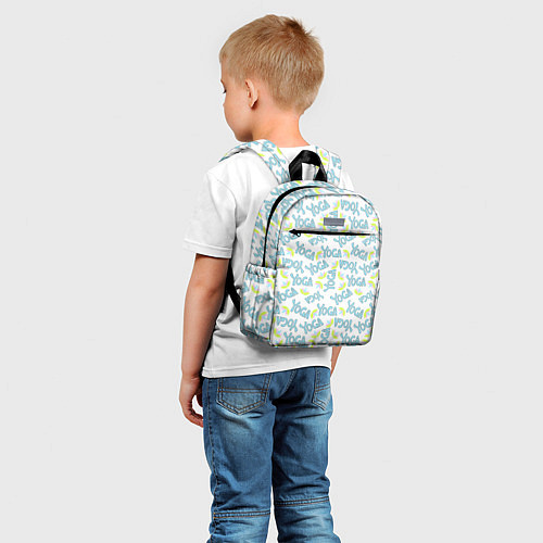 Детский рюкзак YOGA лотос / 3D-принт – фото 5