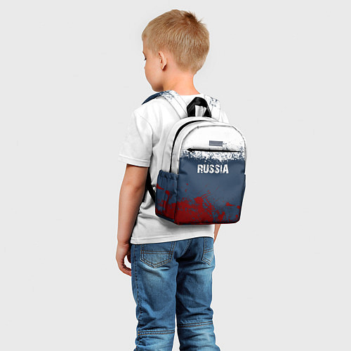 Детский рюкзак Россия - краски / 3D-принт – фото 5