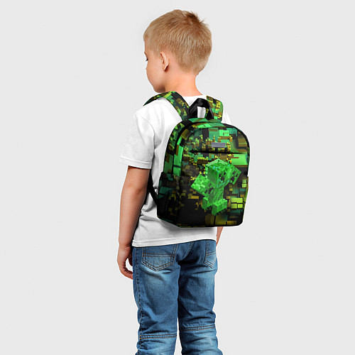 Детский рюкзак Minecraft Creeper Mob / 3D-принт – фото 5