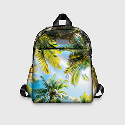 Детский рюкзак Пальмы под солнцем, цвет: 3D-принт