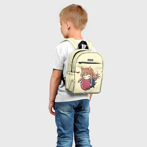 Детский рюкзак Холо с яблоком / 3D-принт – фото 5
