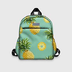 Детский рюкзак Большие ананасы, цвет: 3D-принт