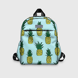Детский рюкзак Рисунок ананасов, цвет: 3D-принт