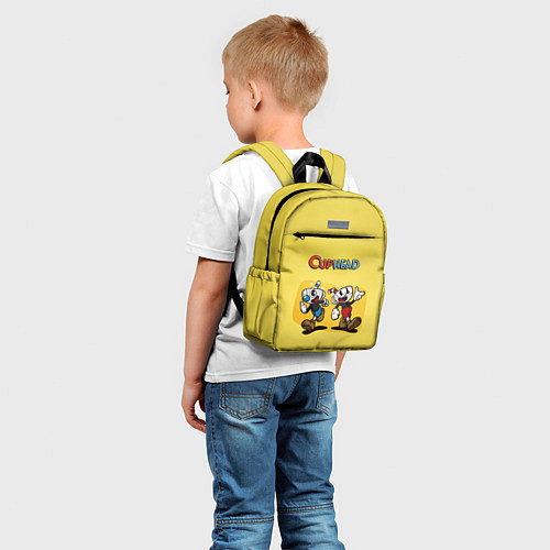 Детский рюкзак Cuphead and Mugman Чашечки / 3D-принт – фото 5