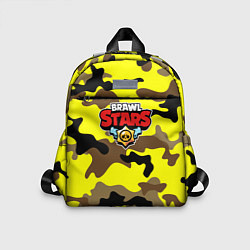 Детский рюкзак Brawl Stars Камуфляж Жёлто-Коричневый