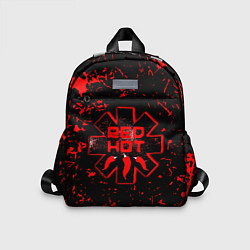 Детский рюкзак Red Hot Chili Peppers, лого, цвет: 3D-принт