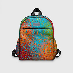 Детский рюкзак Капли на стекле Vanguard pattern, цвет: 3D-принт