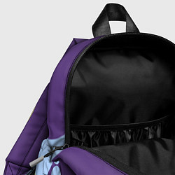 Детский рюкзак Сирневые волны, цвет: 3D-принт — фото 2