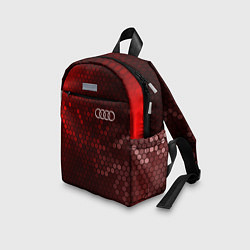 Детский рюкзак AUDI Соты, цвет: 3D-принт — фото 2