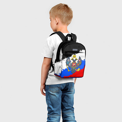 Детский рюкзак Россия - имперский герб / 3D-принт – фото 5