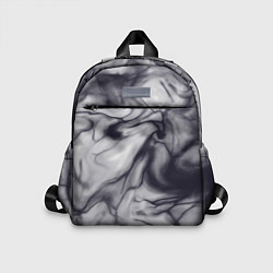 Детский рюкзак Бело-черный тай-дай, цвет: 3D-принт