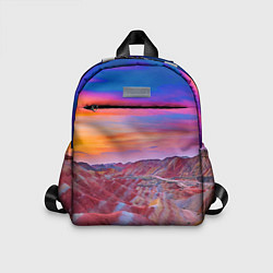 Детский рюкзак Краски природы Горы Neon Китай, цвет: 3D-принт