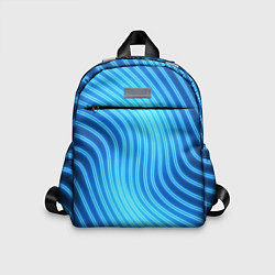Детский рюкзак Abstraction neon lines, цвет: 3D-принт