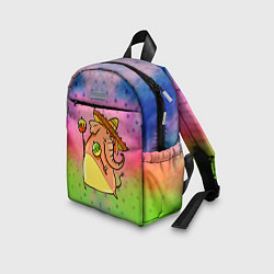 Детский рюкзак Мексиканский веселый слон, цвет: 3D-принт — фото 2