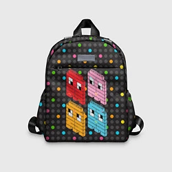 Детский рюкзак Pac-man пиксели, цвет: 3D-принт