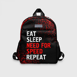Детский рюкзак Eat Sleep Need for Speed Repeat - Спрей, цвет: 3D-принт