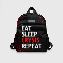 Детский рюкзак Eat Sleep Crysis Repeat Краска