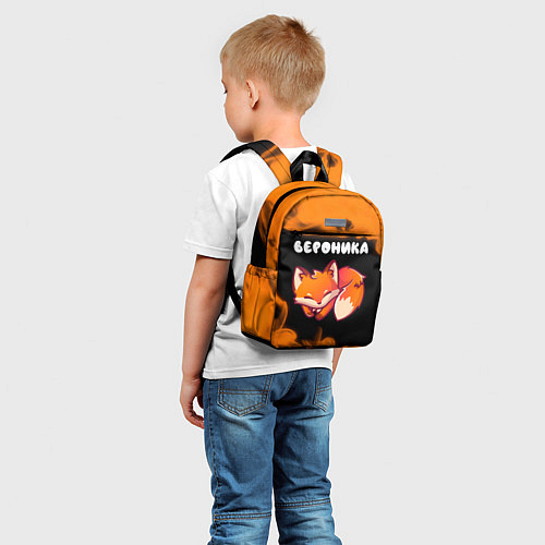 Детский рюкзак Вероника - ЛИСИЧКА - Пламя / 3D-принт – фото 5