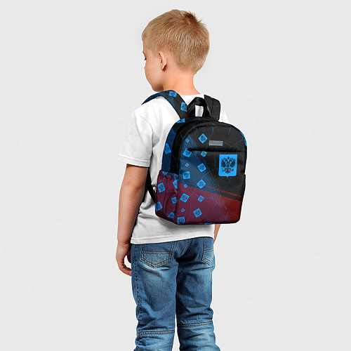 Детский рюкзак РОССИЯ - ГЕРБ - Краска - FS / 3D-принт – фото 5