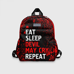 Детский рюкзак Eat Sleep Devil May Cry Repeat Арт, цвет: 3D-принт