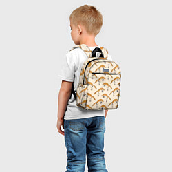 Детский рюкзак Лиса в прыжке - паттерн, цвет: 3D-принт — фото 2